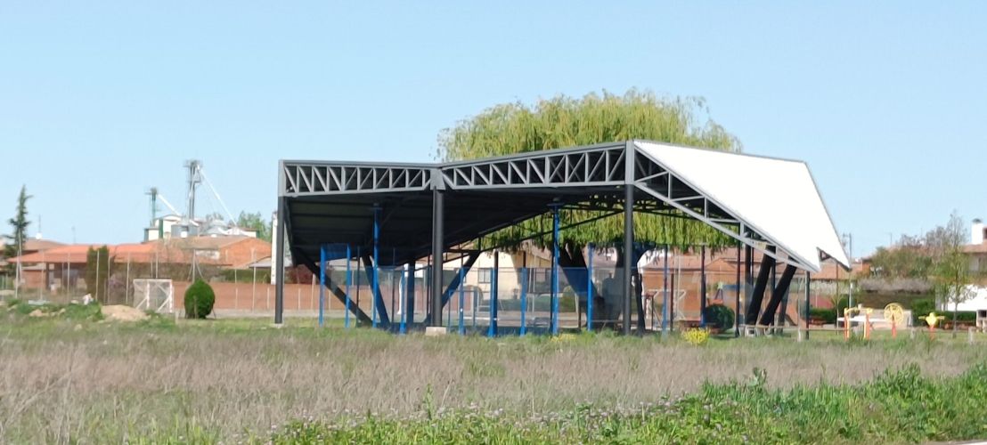 Cubierta pista de pádel